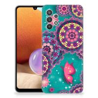 Samsung Galaxy A32 4G | A32 5G Enterprise Editie | Hoesje maken | Cirkels en Vlinders