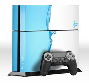 Sticker Playstation 4 water