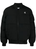 Calvin Klein Jeans veste bomber matelassée à patch logo - Noir