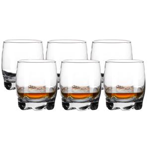 LAV whisky/water/drinkglazen Adora - verdikte bodem - 12x stuks - 290 ml