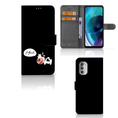 Motorola Moto G51 5G Leuk Hoesje Cow Motorola Moto G51 5G Leuk Hoesje Cow