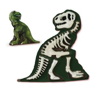 SES Creative Gieten en schilderen - T-Rex met skelet