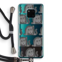 Cats: Huawei Mate 20 Pro Transparant Hoesje met koord
