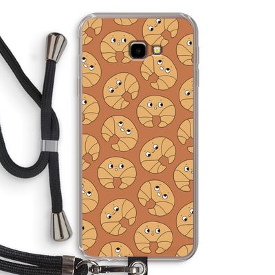 Croissant: Samsung Galaxy J4 Plus Transparant Hoesje met koord
