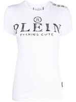 Philipp Plein t-shirt à ornements en cristal - Blanc - thumbnail