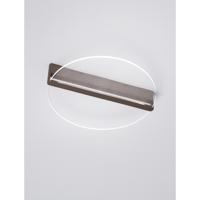 Lyora Strakke plafondlampNoah Ø 56cm koffie bruin - 9054447