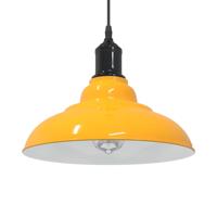 Hanglamp in hoogte verstelbaar E27 31 cm metaal glanzend geel Hanglamp in hoogte verstelbaar E27 31 cm metaal glanzend geel