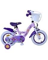 Wish Disney kinderfiets - meisjes - 12 inch - paars - twee handremmen Wish Disney kinderfiets - meisjes - 12 inch - paars - twee handremmen