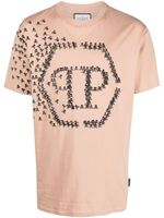 Philipp Plein t-shirt à logo imprimé - Tons neutres - thumbnail