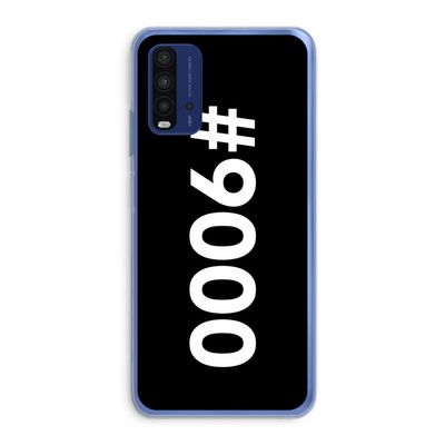 #9000: Xiaomi Redmi 9T Transparant Hoesje