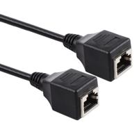 RJ45 Female naar vrouw Ethernet LAN netwerk verlengsnoer kabel kabellengte: 60cm