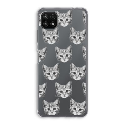 Kitten: Samsung Galaxy A22 5G Transparant Hoesje