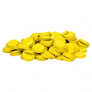 Kroonkurken 26 mm geel 10.000 st.