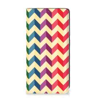 Samsung Galaxy A52 Hoesje met Magneet Zigzag Multi Color