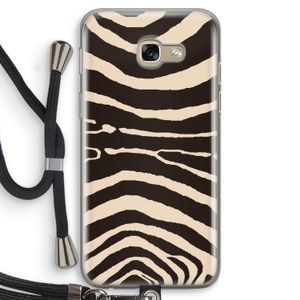 Arizona Zebra: Samsung Galaxy A5 (2017) Transparant Hoesje met koord