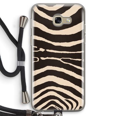 Arizona Zebra: Samsung Galaxy A5 (2017) Transparant Hoesje met koord