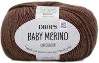 Drops Baby Merino Uni Colour 052 Chocolade - thumbnail