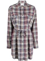 MARANT ÉTOILE robe-chemise Lilian à coupe mi-longue - Bleu - thumbnail