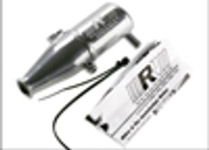 Tuned pipe, resonator, r.o.a.r. legal (single-chamber, enhances low to mid-rpm power) (for revo with trx racing engines)