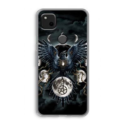 Sinister Wings: Google Pixel 4a Transparant Hoesje