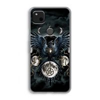 Sinister Wings: Google Pixel 4a Transparant Hoesje
