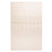 Boho&me Buitenkleed ruiten - Verano wit - 80x150 cm