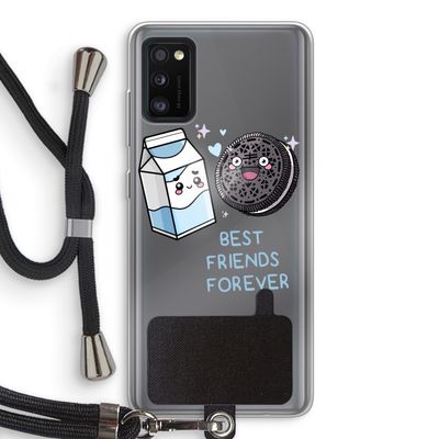 Best Friend Forever: Samsung Galaxy A41 Transparant Hoesje met koord