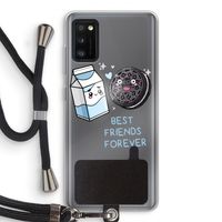 Best Friend Forever: Samsung Galaxy A41 Transparant Hoesje met koord