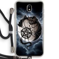 Volle maan: Samsung Galaxy J7 (2017) Transparant Hoesje met koord