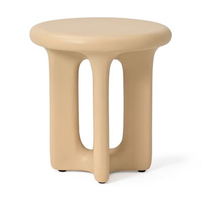 Jesper Home Ronde Bijzettafel 'Onomo' Mudstone textuur, 46cm