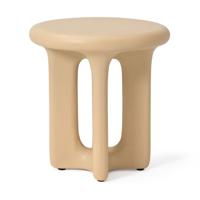 Jesper Home Ronde Bijzettafel 'Onomo' Mudstone textuur, 46cm