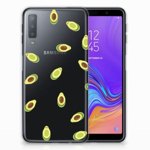 Samsung Galaxy A7 (2018) Siliconen Case Avocado