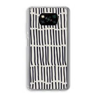 Moroccan stripes: Xiaomi Poco X3 NFC Transparant Hoesje