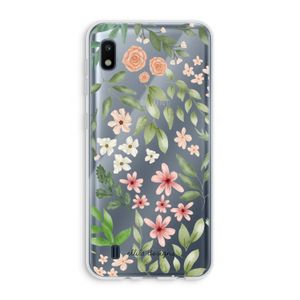 Botanical sweet flower heaven: Samsung Galaxy A10 Transparant Hoesje