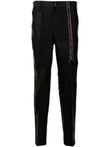 Doublet pantalon fuselé en jacquard - Noir