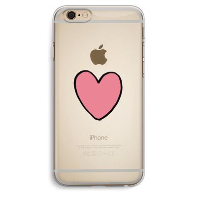 Hartje: iPhone 6 Plus / 6S Plus Transparant Hoesje