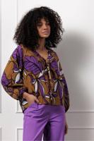 Studio Anneloes Lola Flower Blouse 12896 Blouse 2550 Honey/purple