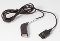 Auerswald USB Aansluitkabel [1x USB - 1x QD-stekker] Zwart