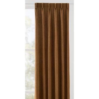 Leen Bakker - Gordijnstof Bruce Lichtdoorlatend - Polyester - Bruin - B142 Cm