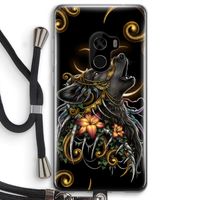 Huilende Wolf: Xiaomi Mi Mix 2 Transparant Hoesje met koord