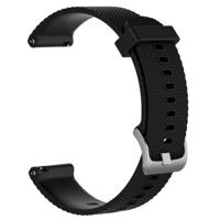 Slimme horloge silicone polsband horlogebandje voor POLAR Vantage M 22cm (zwart)
