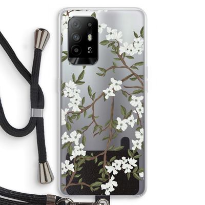 Blossoming spring: Oppo A95 5G Transparant Hoesje met koord