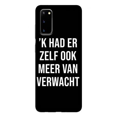 Meer verwacht - Zwart: Samsung Galaxy S20 Tough Case