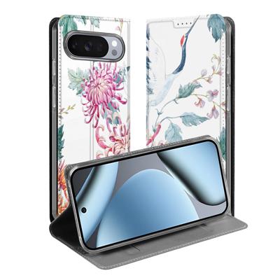 Bookcase voor Google Pixel 10 | Pixel 10 Pro Bird Flowers