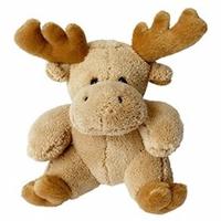 MBW pluche knuffel eland - 15 cm - dieren knuffels - elanden - bruin - thumbnail