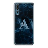 Midnight Marble: Huawei P20 Pro Transparant Hoesje