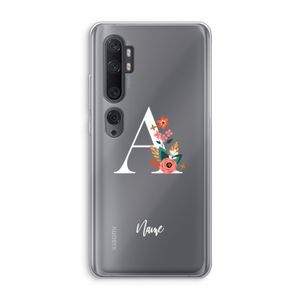 Pink Bouquet: Xiaomi Mi Note 10 Transparant Hoesje