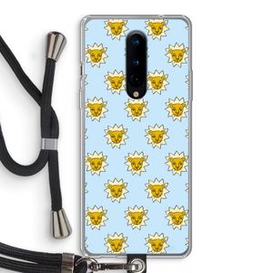 Leeuwenkoppen: OnePlus 8 Transparant Hoesje met koord