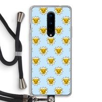Leeuwenkoppen: OnePlus 8 Transparant Hoesje met koord
