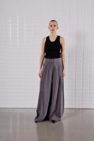 Withblack Wblmaya Tailored Wide Pant Broek Suns Grey Withblack Wblmaya Tailored Wide Pant Broek Suns Grey